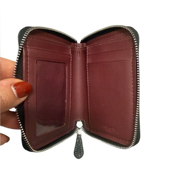 COACH Mini Jamie Camera Bag & Wallet Signature Jacquard Silver/Smoke Black C0927 - Picture 4 of 16